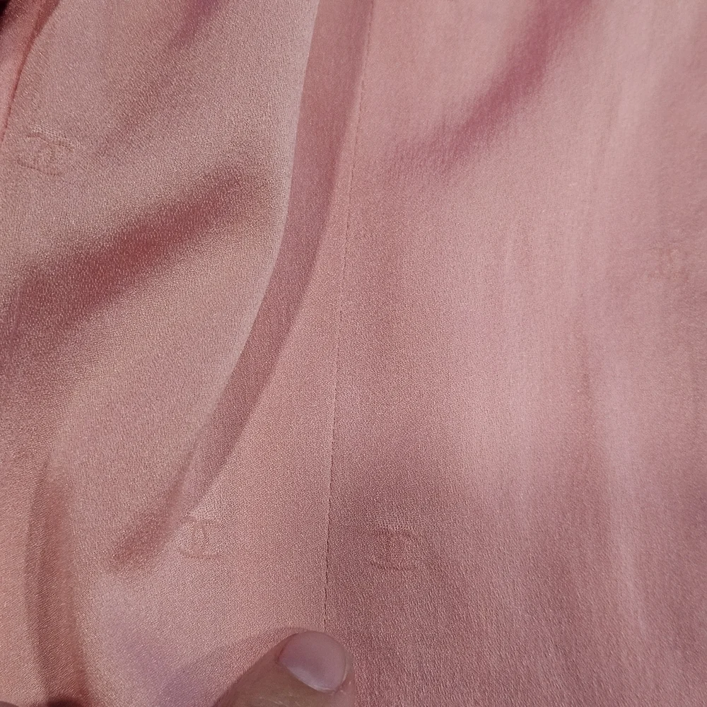 CHANEL Pink Textured Midi Dress